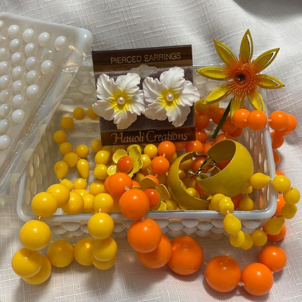 Anchor-hocking Women's Orange and Yellow Jewellery - Picture 2 of 8